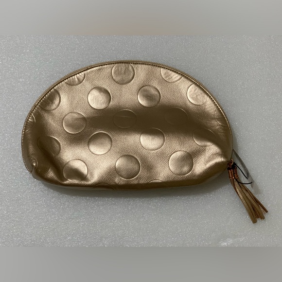 Brand 🆕 with tags Sephora Makeup Bag Color: Gold - Picture 3 of 3